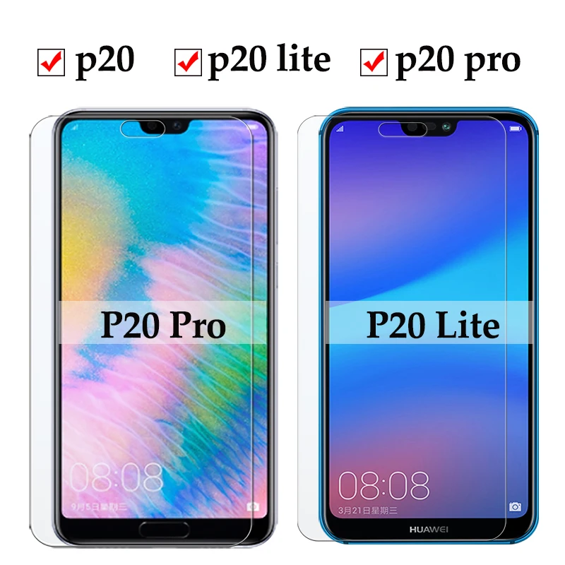 Защитное стекло для Huawei P20lite P20 Pro Huavei Huewei P 20 Lite Light защита экрана 9h закаленная