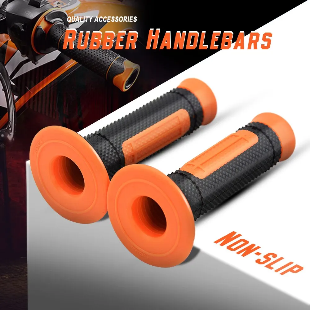 

FOR 690 SMC Enduro 390 790 990 Adventure 125 250 350 450 530 SX SXF EXC EXCF XC XCW 7/8" 22mm Rubber Hand Grips ends Handle