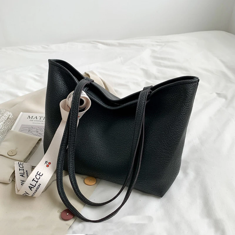 

Большая вместительная женская сумка-тоут, дизайнерская сумка на плечо, зимняя женская сумка из искусственной кожи под руку, роскошные бренд...