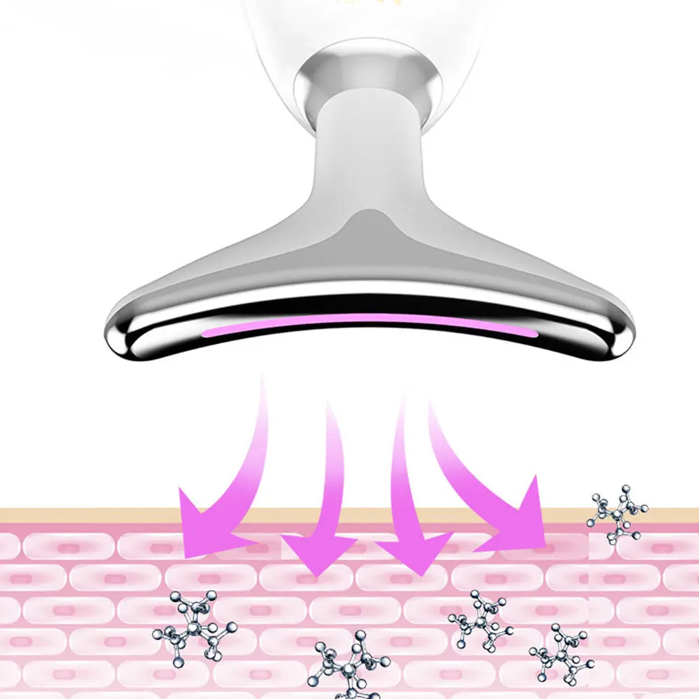 Средство для удаления морщин и шеи LED фотонный терапевтический массажер лица