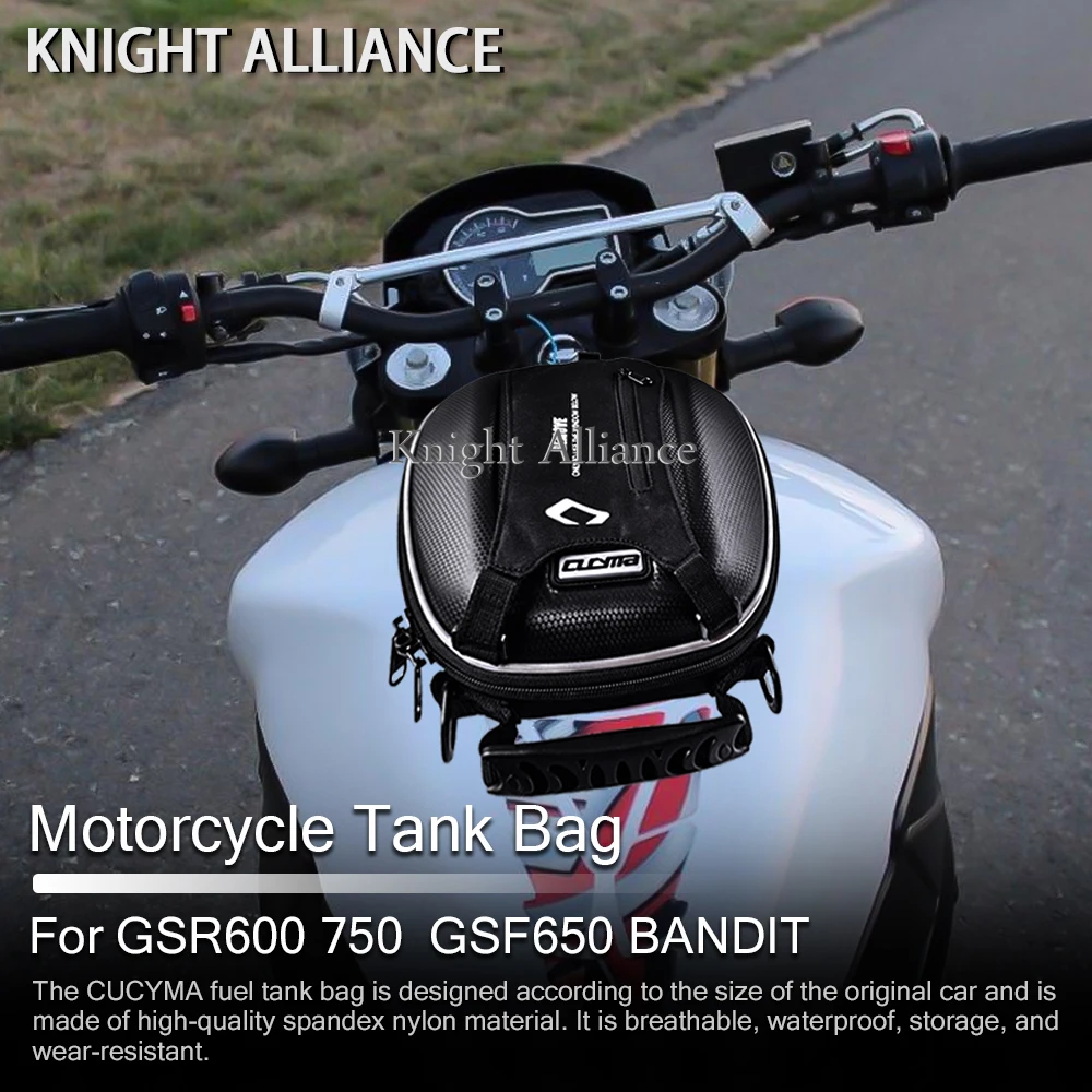 

Motorcycle Fuel Tank Bag Waterproof Bag Phone Navigation Cycling Bags For Suzuki GSR600 GSR750 GSF650 BANDIT S K9 L0 L1 L2 L3 L4