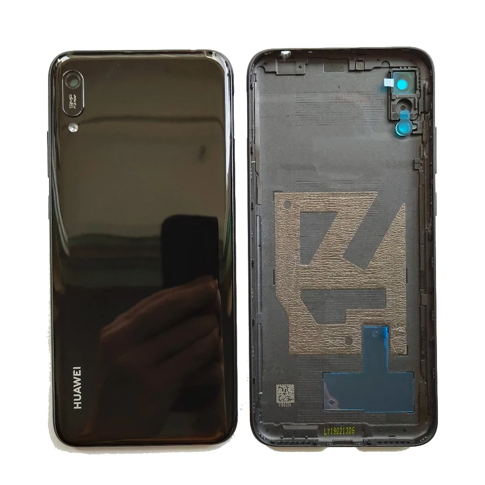 6,1 дюйма, новинка, для huawei Y6 /Y6 Prime /Y6 Pro, задняя крышка, крышка для батареи, корпус, чехол, запчасти для заднего стекла