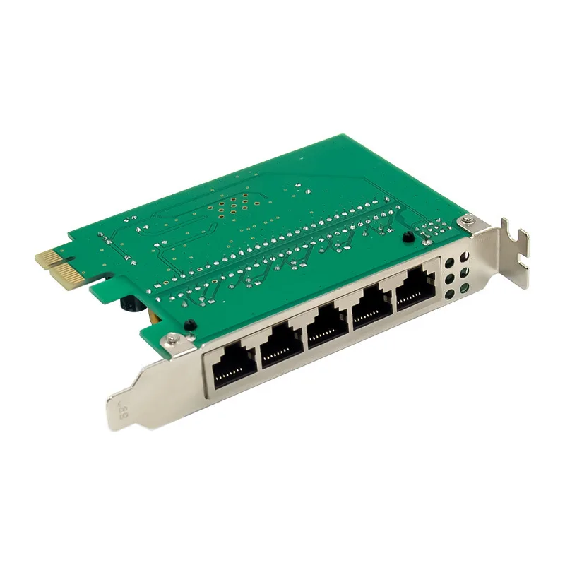 Чип PCIE X1 IC Plus IP175C 5-портовый RJ45 10/100 плата коммутатора Ethernet адаптер