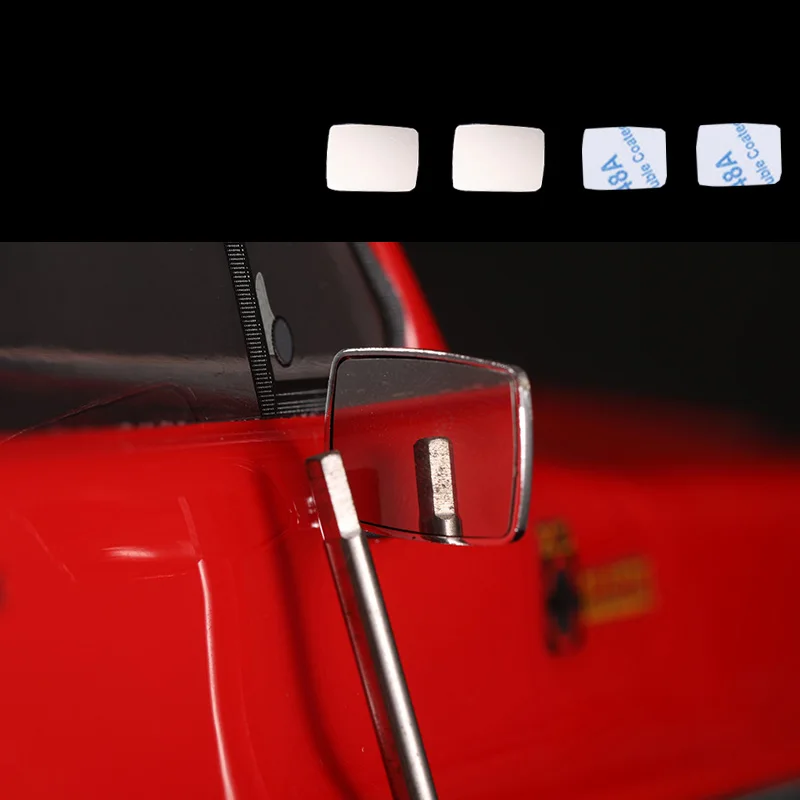 Зеркало заднего вида из нержавеющей стали глянцевое для радиоуправляемого