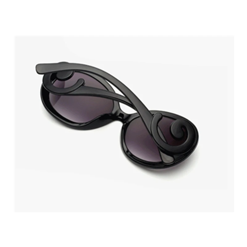 Роскошные круглый над Размеры d солнцезащитные очки Для женщин Винтаж большой