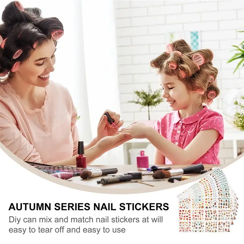 

10 Sheets Delicate Nail Supplies Manicure Stickers Manicure Decal