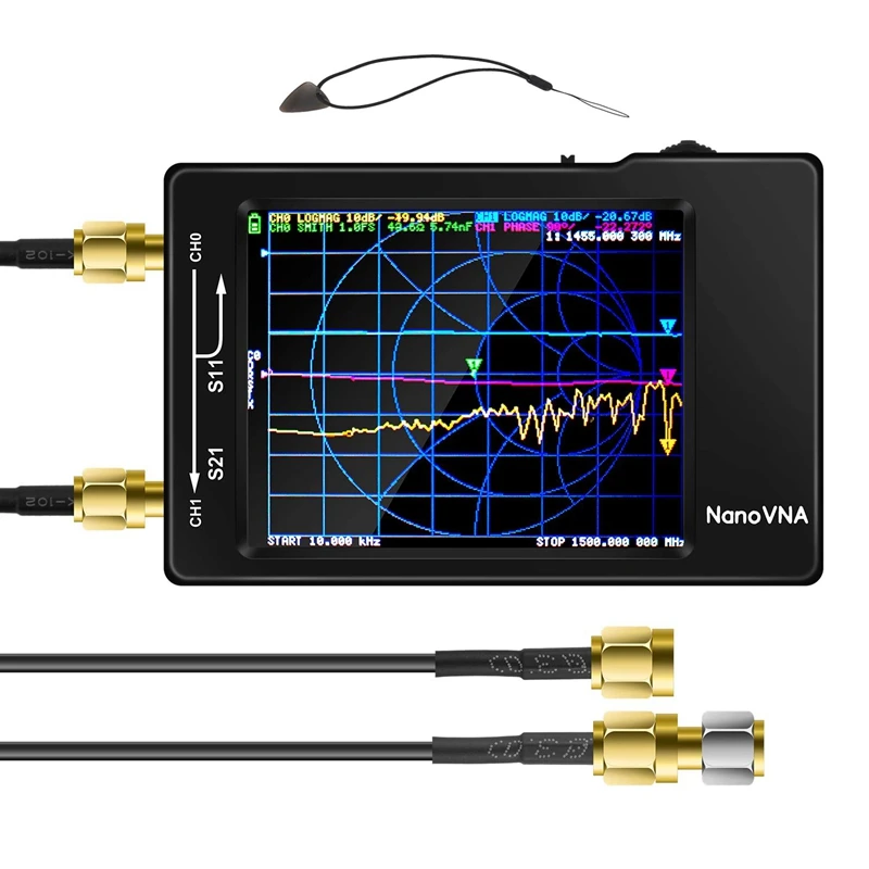

Новый Nanovna 4-дюймовый ЖК-дисплей 50 кГц-1,5 ГГц, Векторный анализатор сети, Антенный Анализатор сети Vhf Uhf Uv