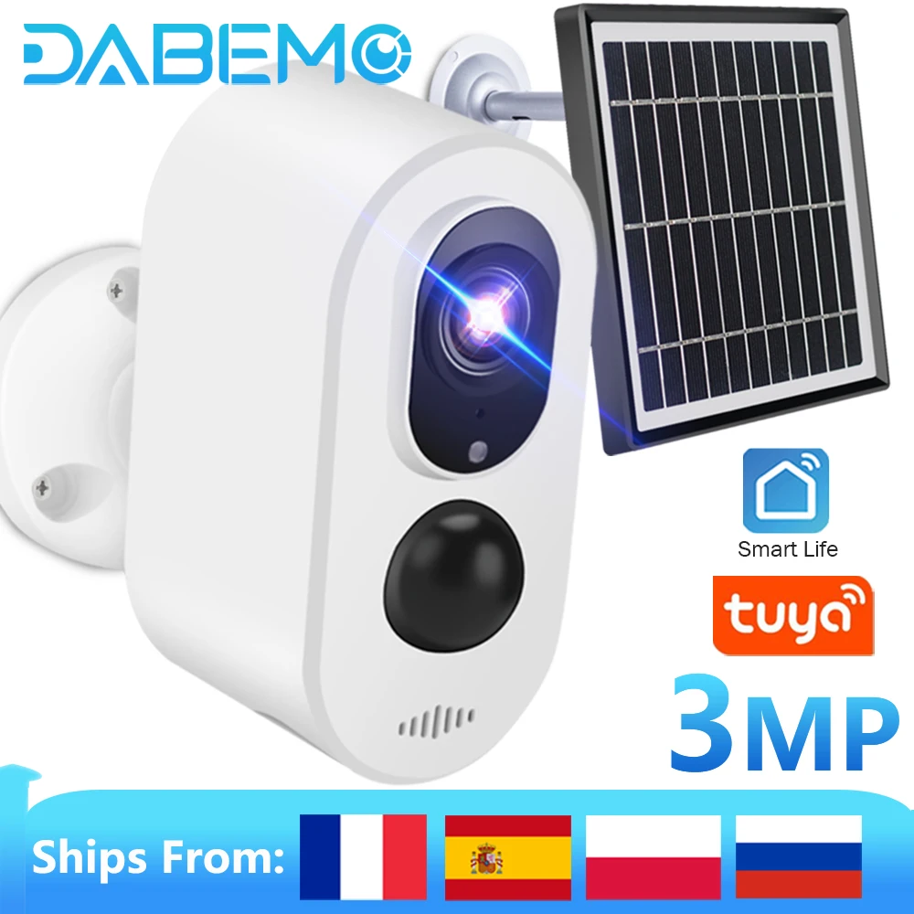 3MP Солнечная камера WIFI наружная уличная беспроводная безопасности 3 Вт солнечная