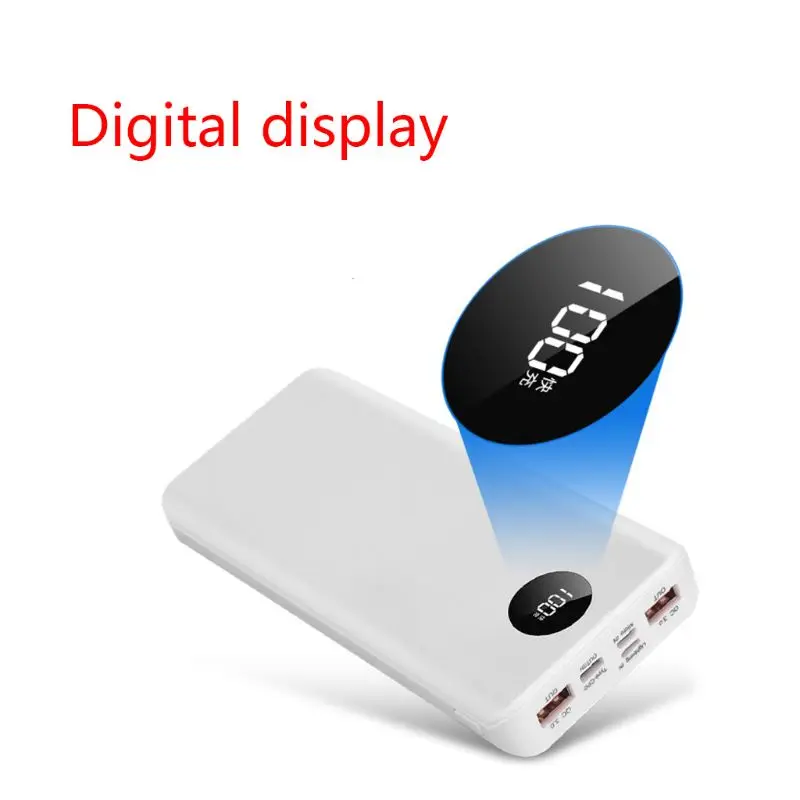 Чехол для внешнего аккумулятора QC 3 0 DIY быстрая зарядка внешний аккумулятор 18650