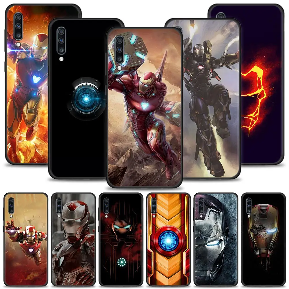 

Marvel heros Iron Man Case For Samsung Galaxy A50 A70 A90 A80 A70s A60 A50s A40 A30 A30s A20 A20s A20e A10 A10s A10e Phone Shell