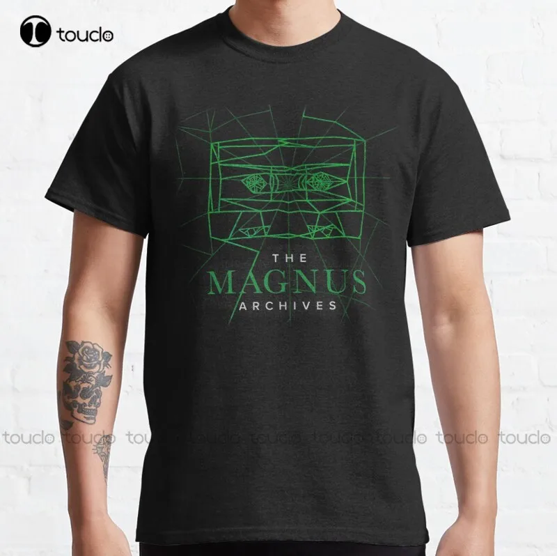 

New [Transparent] The Magnus Archives Logo (Season 5) Classic T-Shirt Mens T Shirts Casual S-5Xl Cotton Tee Shirt