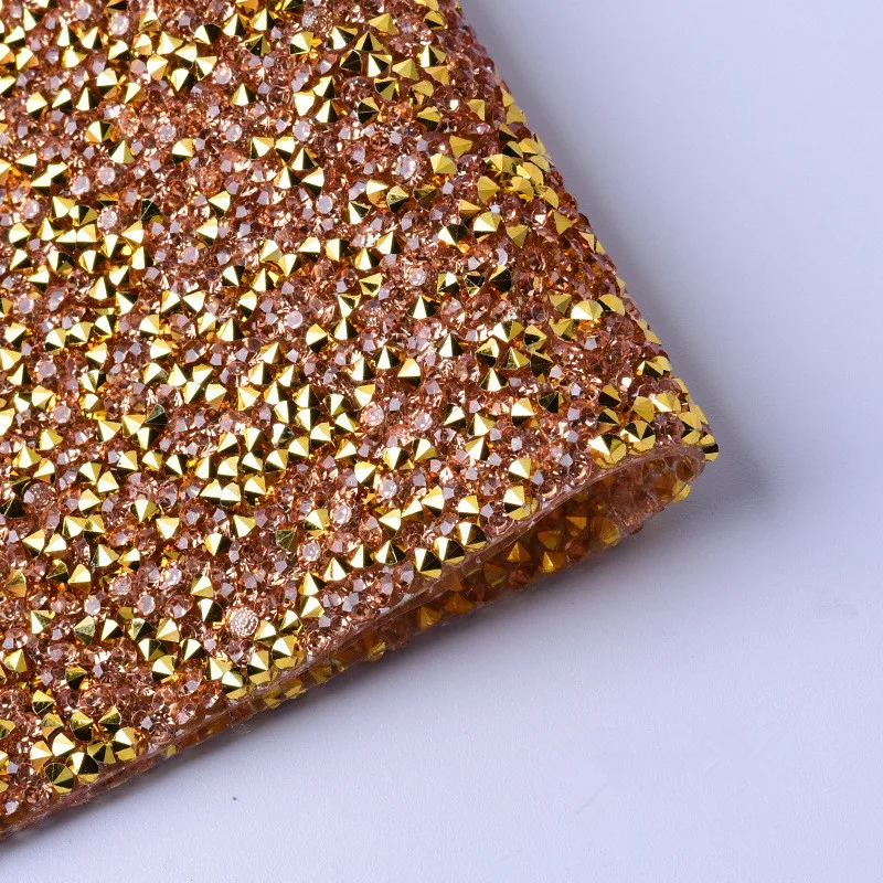 Golden champagne 1 шт. роскошный Настольный коврик для салонов, моющаяся губка, подушка, держатель для рук, складная опора для рук, инструмент для маникюра - Цвет: Golden champagne
