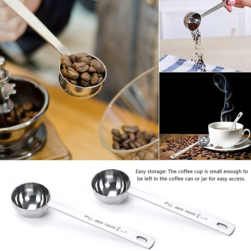 Stainless Steel Coffee Spoon Long Handle Measuring Metal 1 Tablespoon 3 Piece Set | Дом и сад