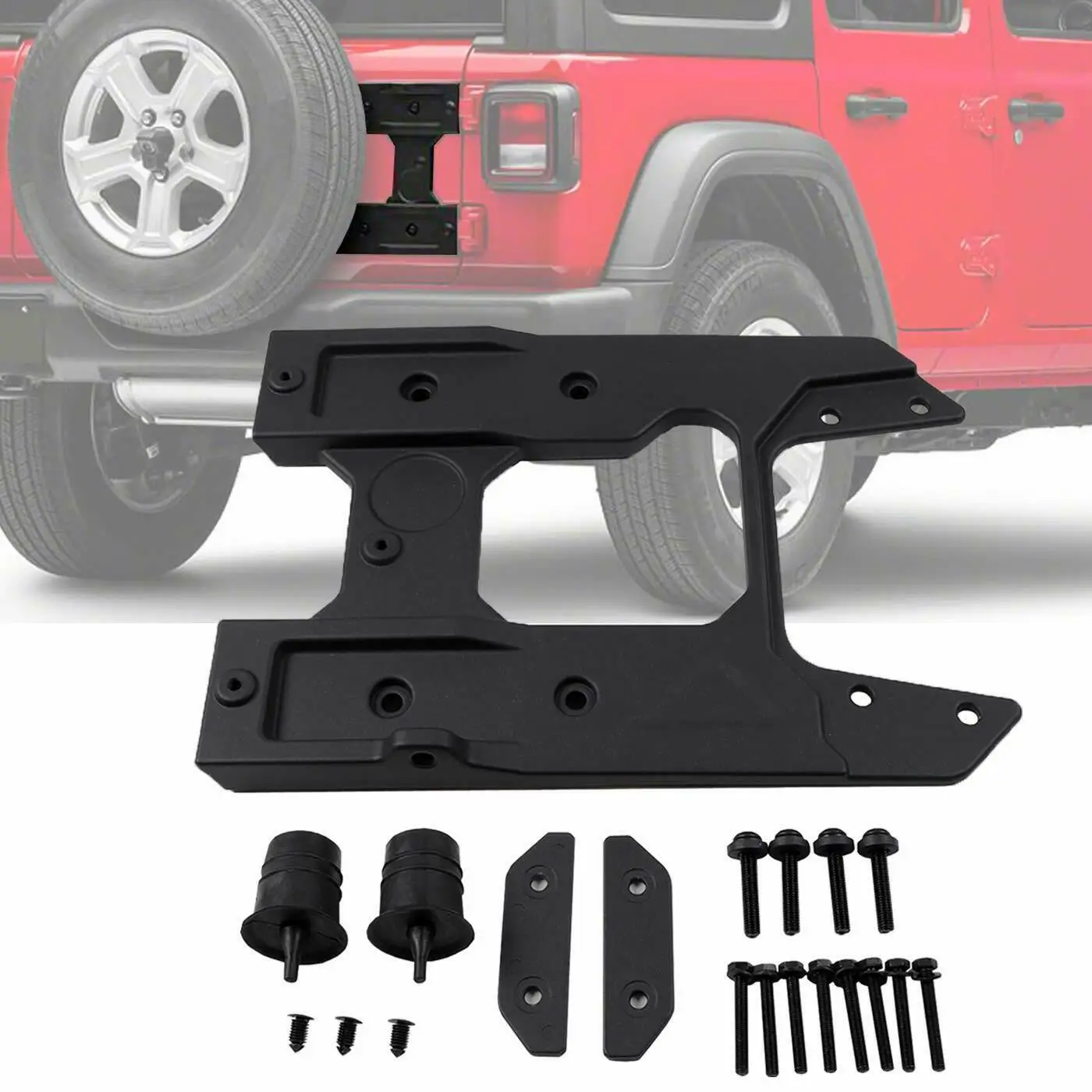 Негабаритная запасная система поддержки заднего багажника для Jeep JL Wrangler |