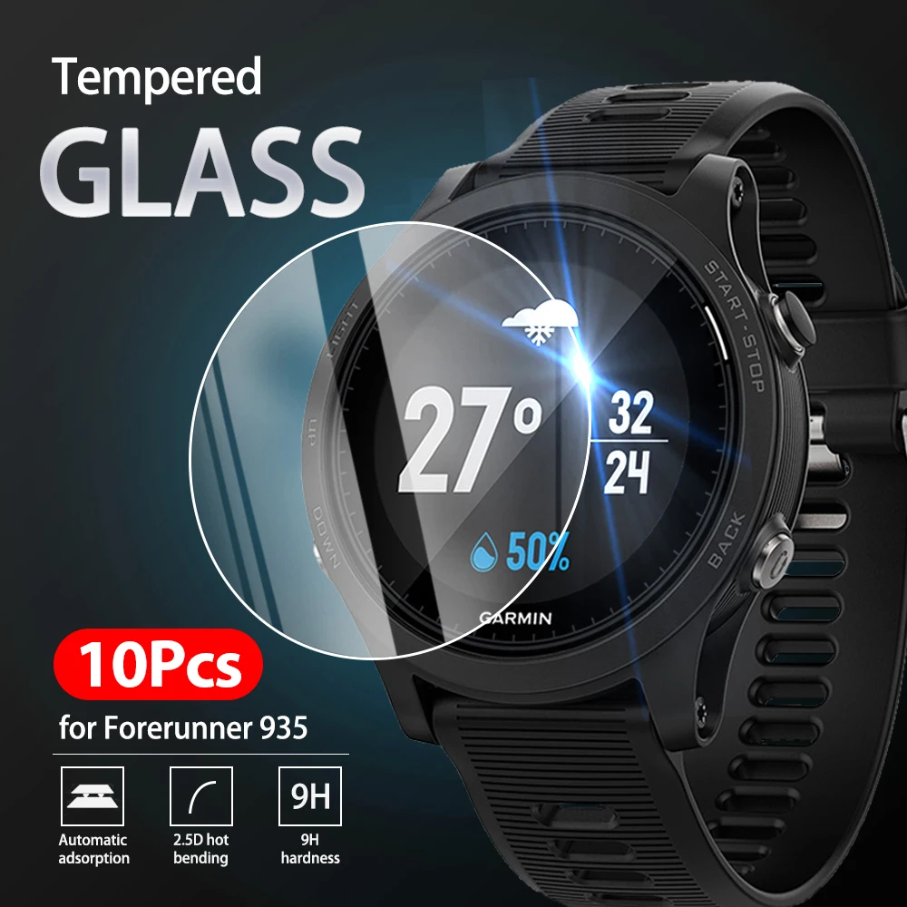 10 шт. 9H Премиум Закаленное стекло для Garmin Forerunner 735 735XT 35 45 45S Approccio S62 Smartwatch Защитная
