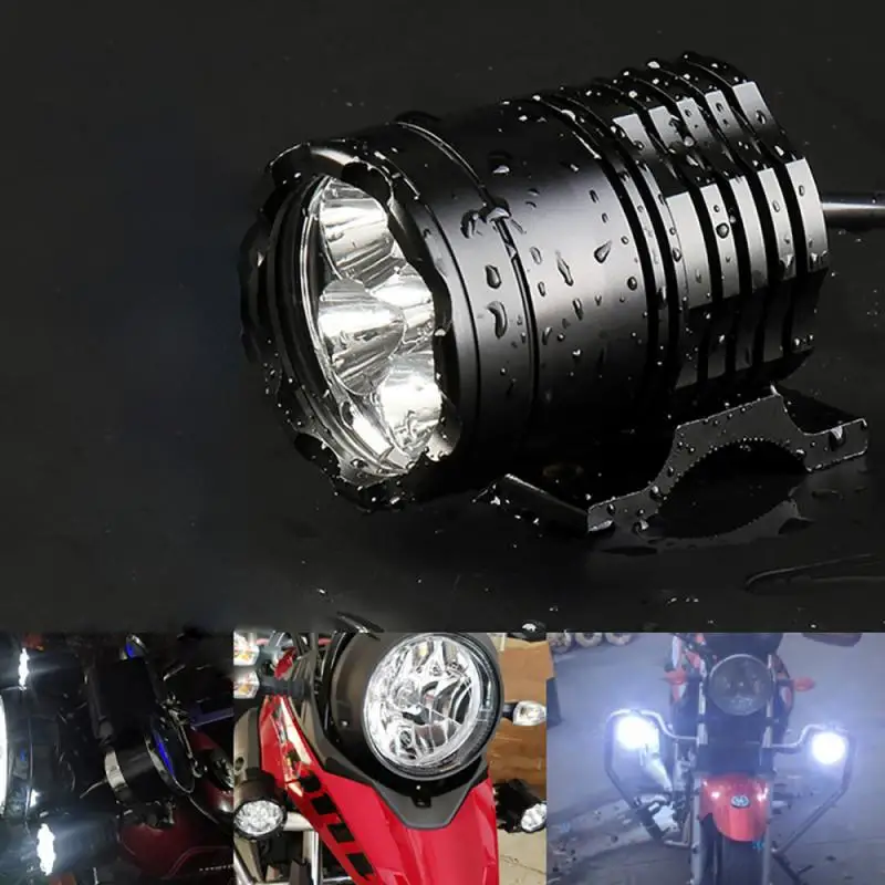 

Universal 6LED Headlight LED Motorcycle Motorbike Scooter 9000LM Spotlight Waterproof Fog Spot Motos Bulb 12V-80V