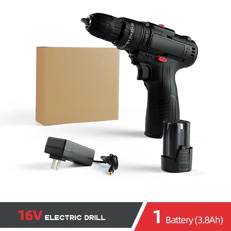 16 в отвертка электрическая для винтов со льдом бесщеточная дрель мини