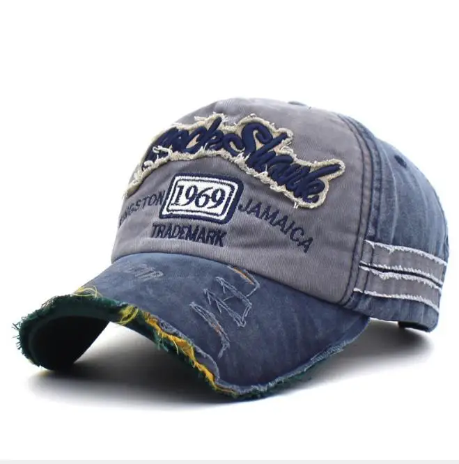 

2020 new unisex embroidered baseball cap, simple style, adjustable cowboy wash old hat in summer