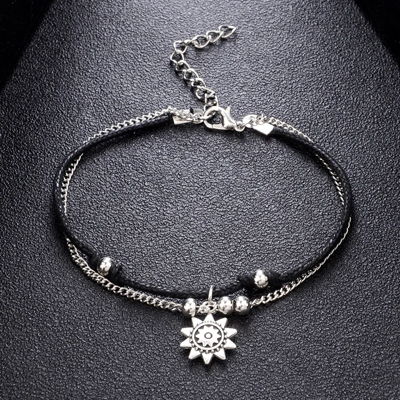 Европейский и американский стиль двухслойный Древний серебряный сплав