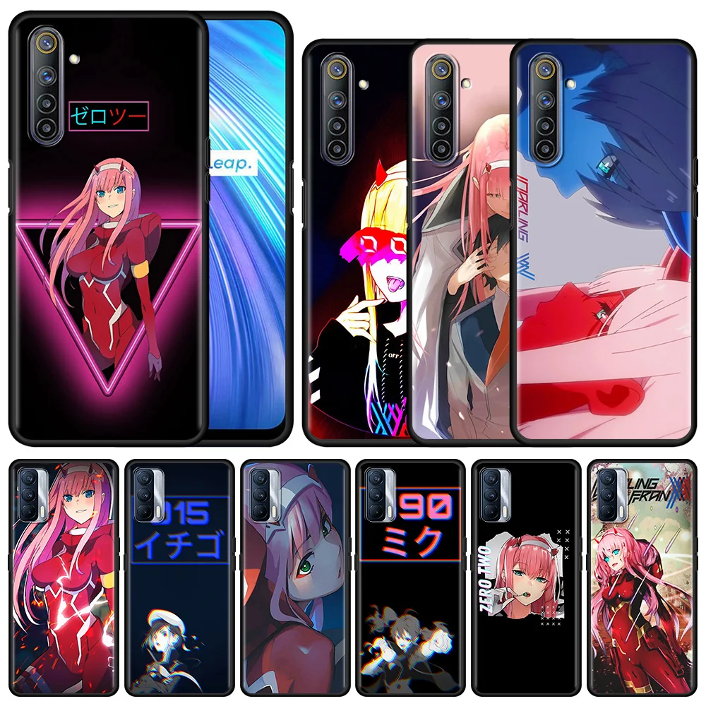 

Anime Darling In The Franxx Smartphone Case For Realme 8 7 6 5 Pro C21Y C20A C15 C11 C12 C3 XT GT Neo 7i X50 Silicone Fundas