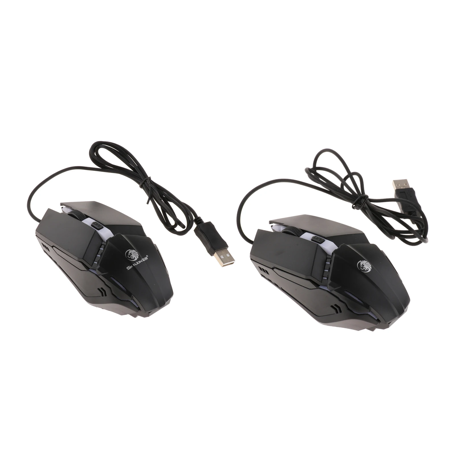 

Wired Gaming Mouse, 7 Bright Colors for Desktop Computer Windows, 2400 DPI