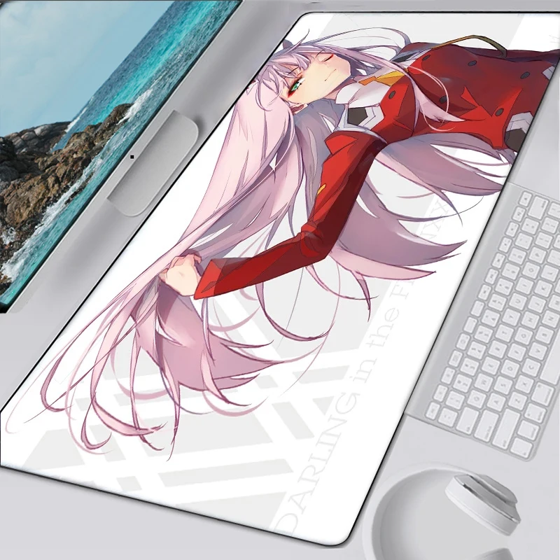 

Sexy Anime Darling in the FranXX Office Mice Gamer Soft Mousepad XXL Locking Edge Large Mouse Pad Cartoon Office Keyboard Mats
