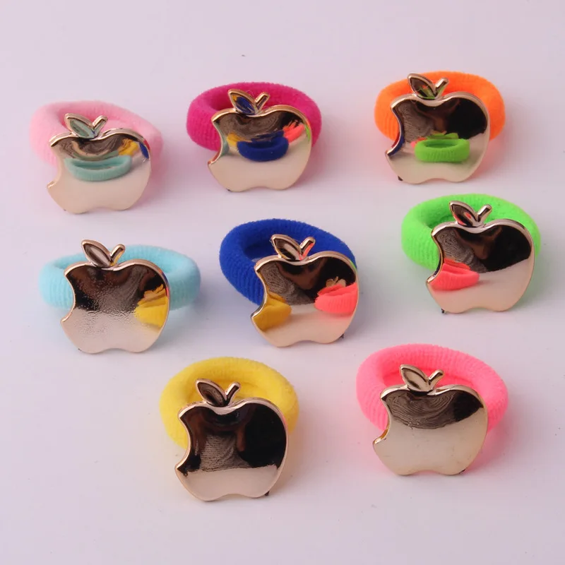 FQ027 модные милые маленькие резинки для волос высококачественные хлопковые