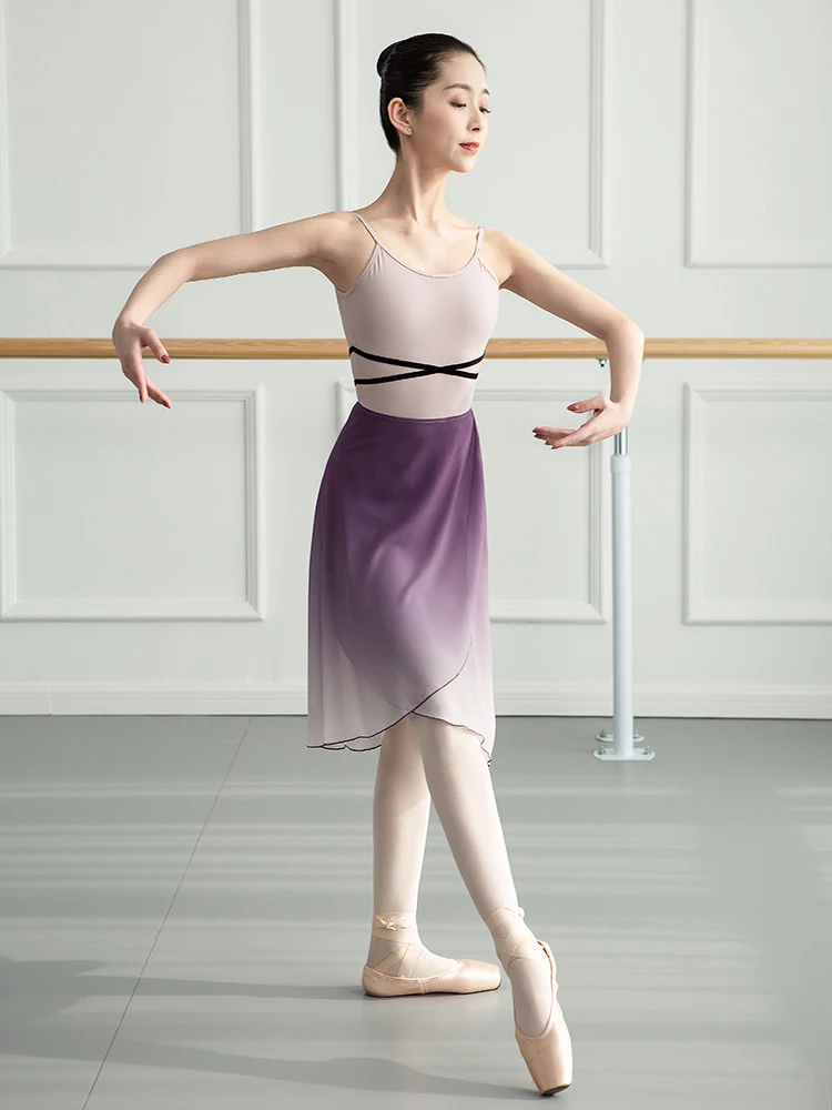 Балетное платье-пачка фиолетового и розового цветов для танцев балерина костюм