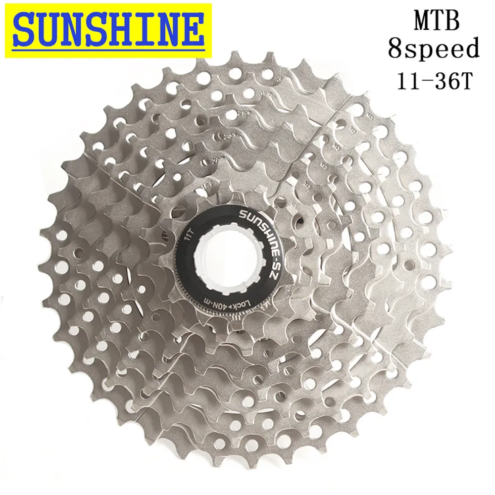 

SUNSHINE-SZ MTB Горный и городской велосипед 8s 24s 8 скоростей 11-36T кассета свободное колесо звездочки для велосипеда запчасти маховик