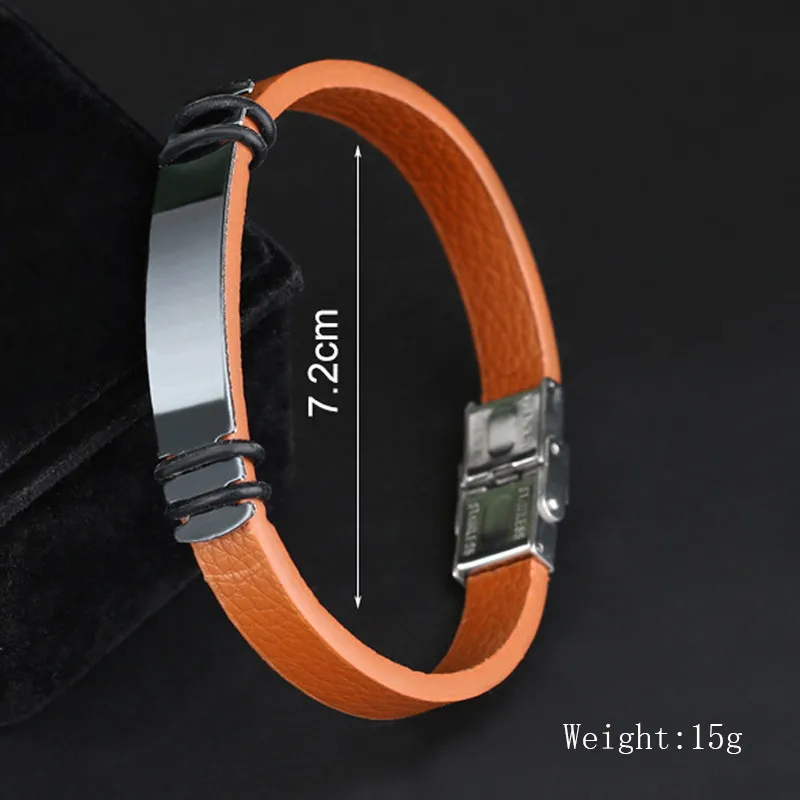 Мужская неприметная обувь пряжки ювелирные изделия браслет из нержавеющей стали