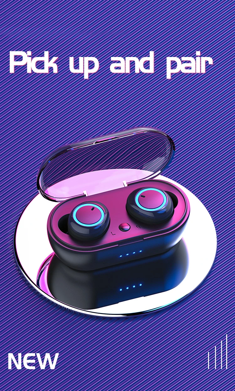 D10 TWS сенсорный Bluetooth V5.0 наушники HD стерео беспроводные наушники с шумоподавлением игровая гарнитура для смартфона