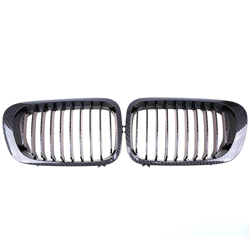 

POSSBAY Car Grills Imitation Carbon Fiber Front Kidney Grille for BMW 3-Series BMW M3 328Ci/330Ci Coupe 2000-2007 Car Styling