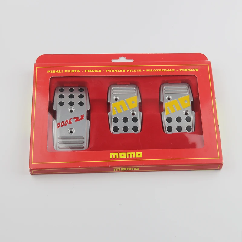Педали MOMO Style nero для гоночных автомобилей универсальные ручные тормозные ножная