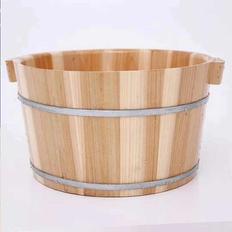 Новая модная Ванна Cunninghamia Lanceolata покрытие ванны для ног ванна для ног Толстая ванна для ног массажная ванна для ног Замачивание деревянная мебель для дома
