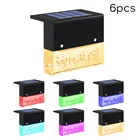 46 шт., водонепроницаемые светодиодные Настенные светильники на солнечной батарее