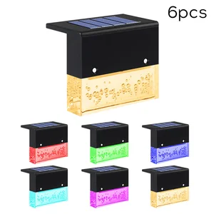 46 шт., водонепроницаемые светодиодные Настенные светильники на солнечной батарее