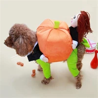dog clothes novelty halloween pet pumpkin costume pet cosplay special events apparel outfit dog cute costumes