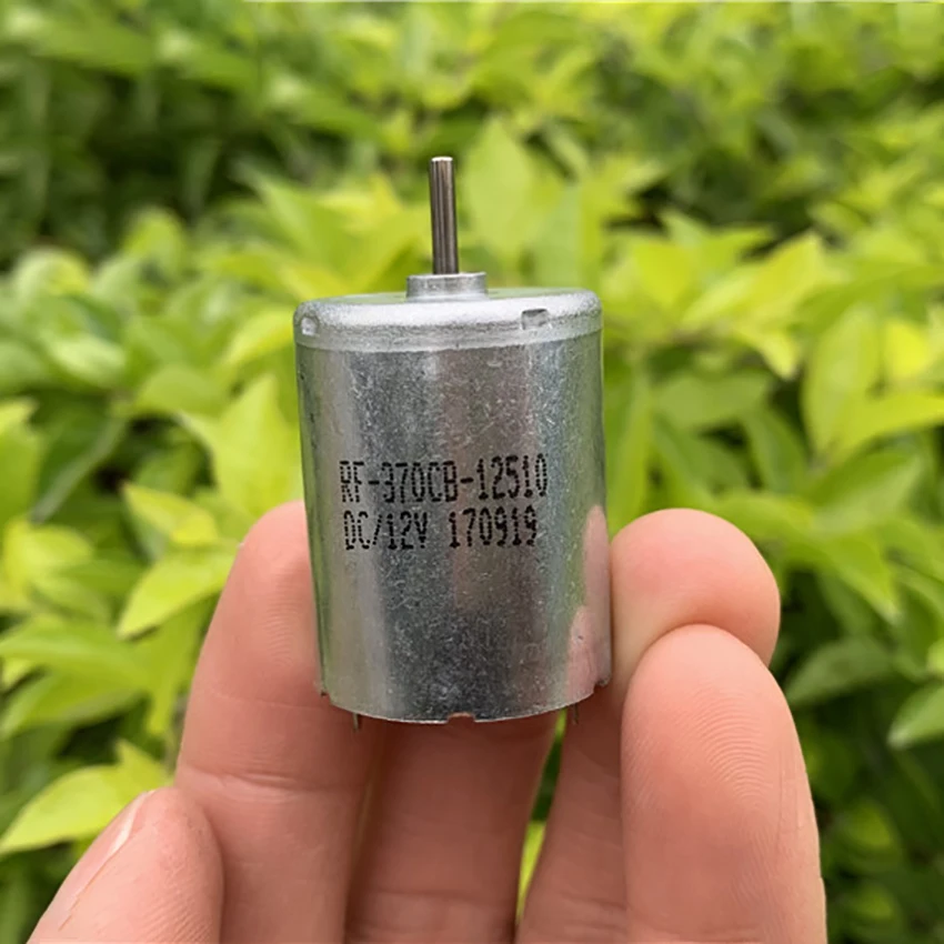 370 микродвигатель постоянного тока с металлической щеткой 5 V 12 1500 об/мин 3700