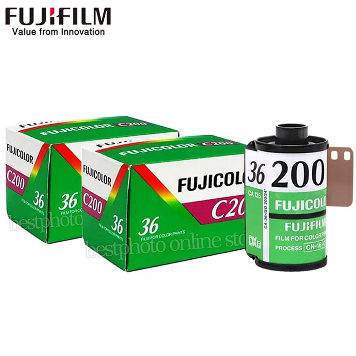 Fujifilm Fuji color C200 цветная 35 мм пленка 36 экспозиция для камеры формата 135 Lomo 135 Lomo camera год expiried films - Цвет: 2 Rolls