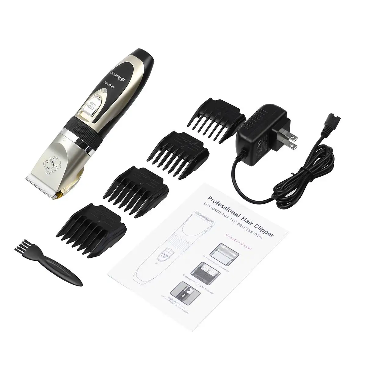 

Professional Low-noise Pet Hair Trimmer Clipper Remover Cutter Dog Grooming Cat Dog Hair Trimmer Electrical Pets Haircut Machine