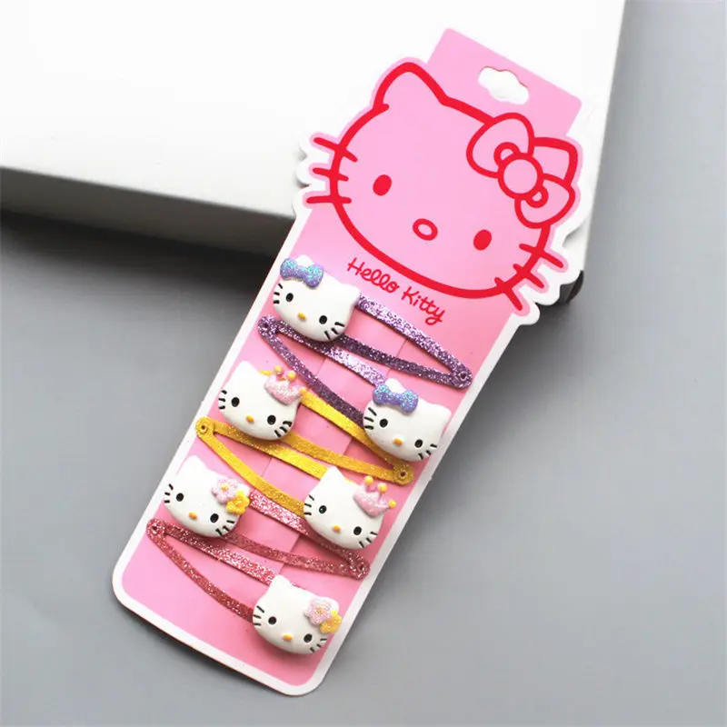 

hello kitty cat hairpin kids hairpin cute cartoon hair accessories set