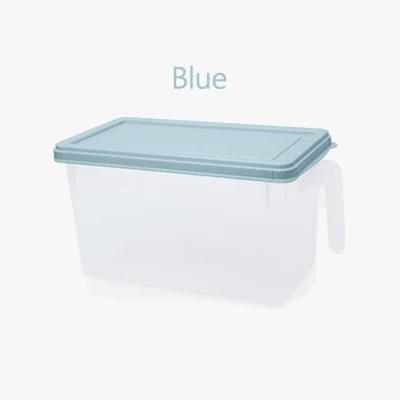 Blue Большая коробка для хранения холодильника многофункциональная коробка для хранения замороженных овощей и фруктов коробка для хранения будет продавать подарки - Цвет: Blue