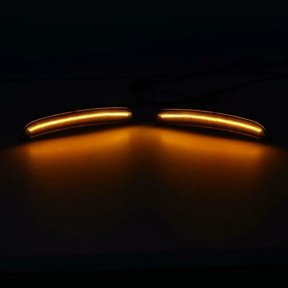 Accessories LED Side Marker For 2015-2021 Front/Rear Lights Smoked Lens Durable
