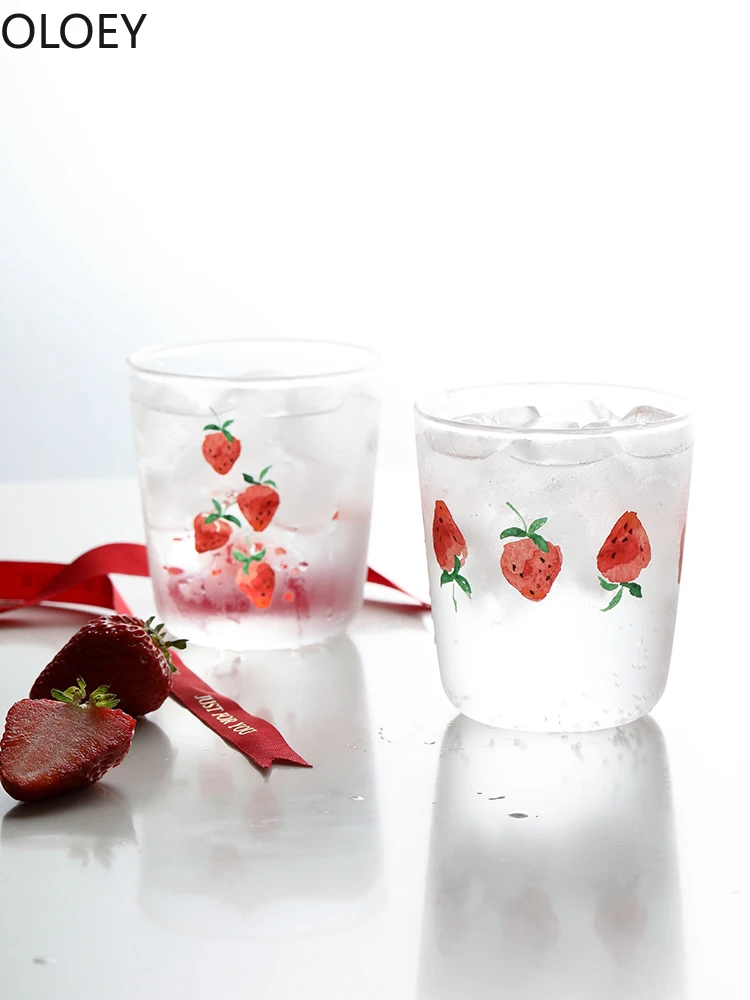 Милые чашки для кофе в виде клубники дорожные и кружки чая скандинавском стиле