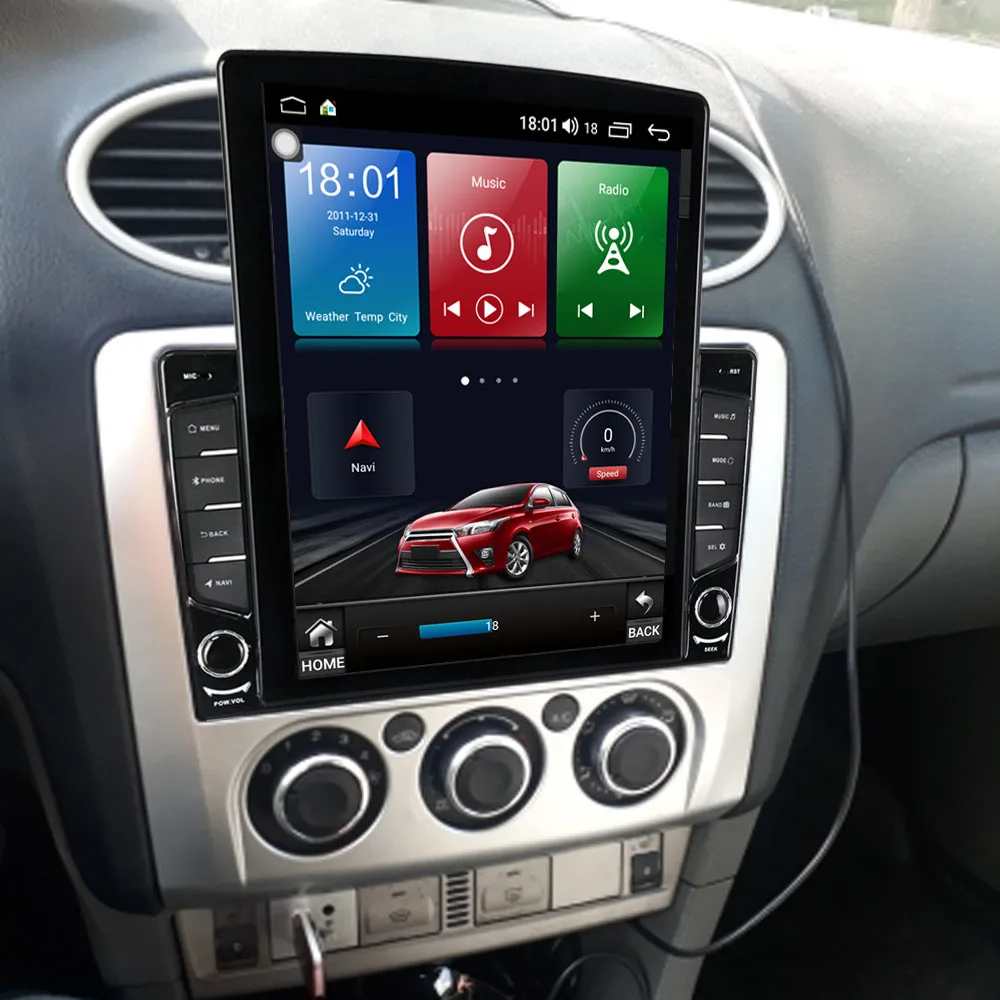 Автомобильный мультимедийный плеер для Ford Focus 2 3 Mk2/Mk3 IPS DSP Android 10 64 ГБ Tesla радио GPS