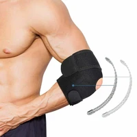 nice pad band gym adjustable tennis elbow support spring elbow brace arthritis golfers strap elbow protection