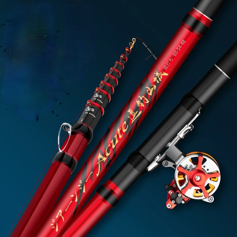 Three Position High Carbon Front-end Fishing Rod Short Section Pole Ultra-light Hand Sticks De Pesca Multipurpose Fishing Olta