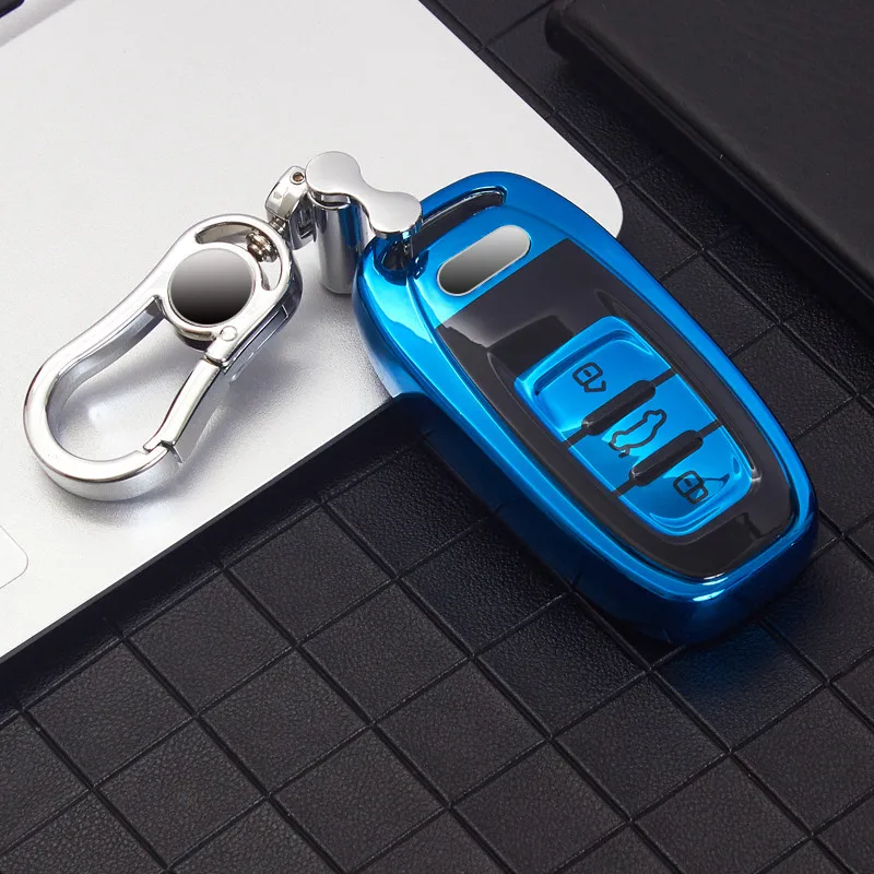 

Чехол для автомобильного ключа, чехол для Audi A1 A3 A4 A5 A6 A7 A8 Quattro Q3 Q5 Q7 2009 2010 2014 2012 2013 2015 2011, аксессуары