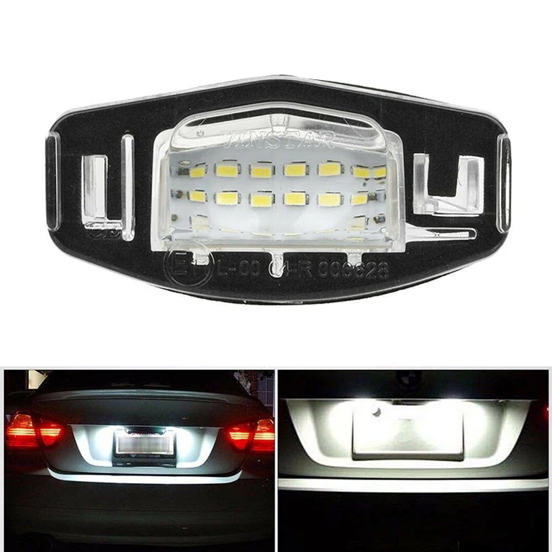 18 светодиодный номерной знак Белый 2шт для Acura TL TSX MDX Honda Civic Accord|Сигнальная лампа| |