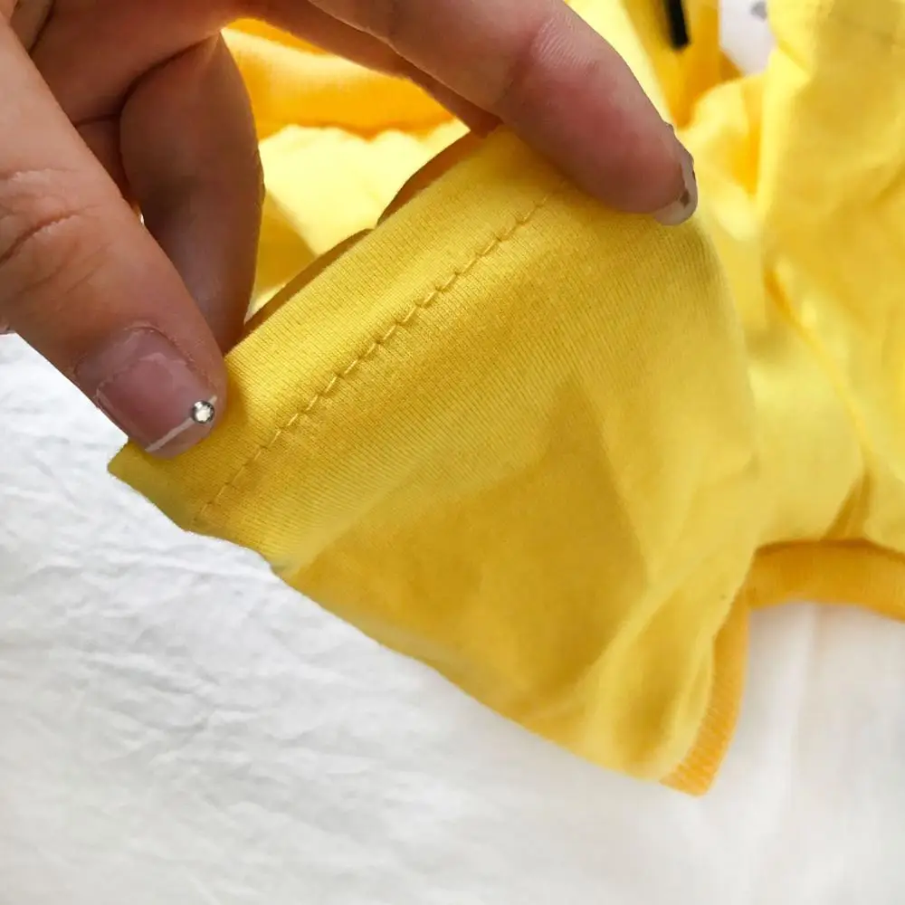 Одежда для щенка из чистого хлопка с простым рисунком букв дешевая футболка